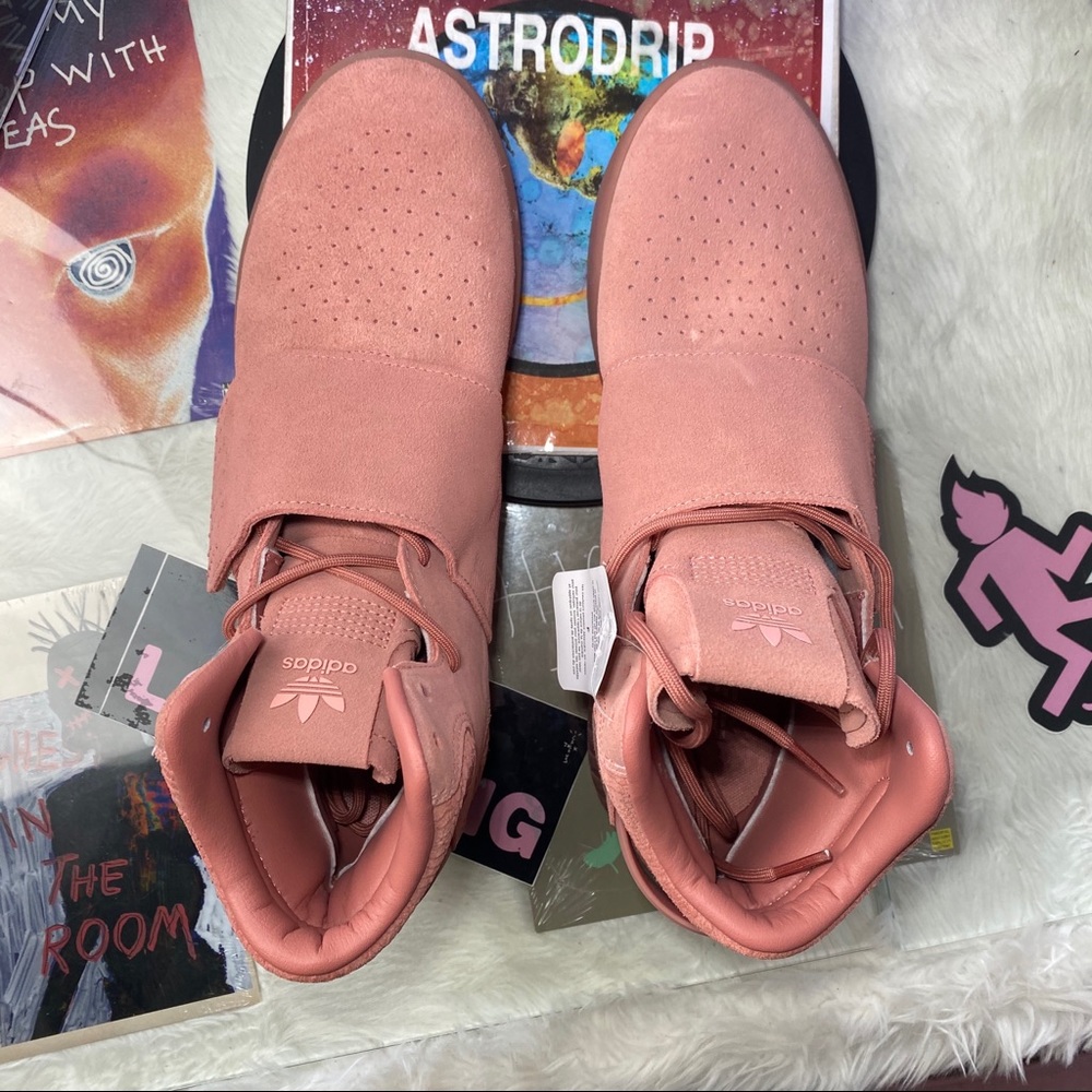 🆕 Adidas Tubular Invader Strap Raw Pink - Mens - Picture 5 of 11